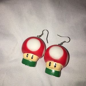 Mario Mushroom Earrings